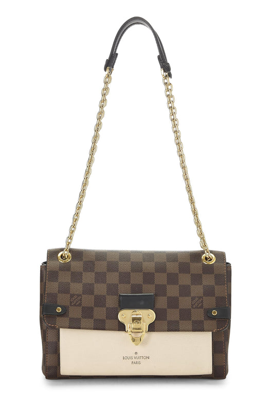 Louis Vuitton, Pre-Loved Beige Damier Ebene Vavin PM NM, Beige