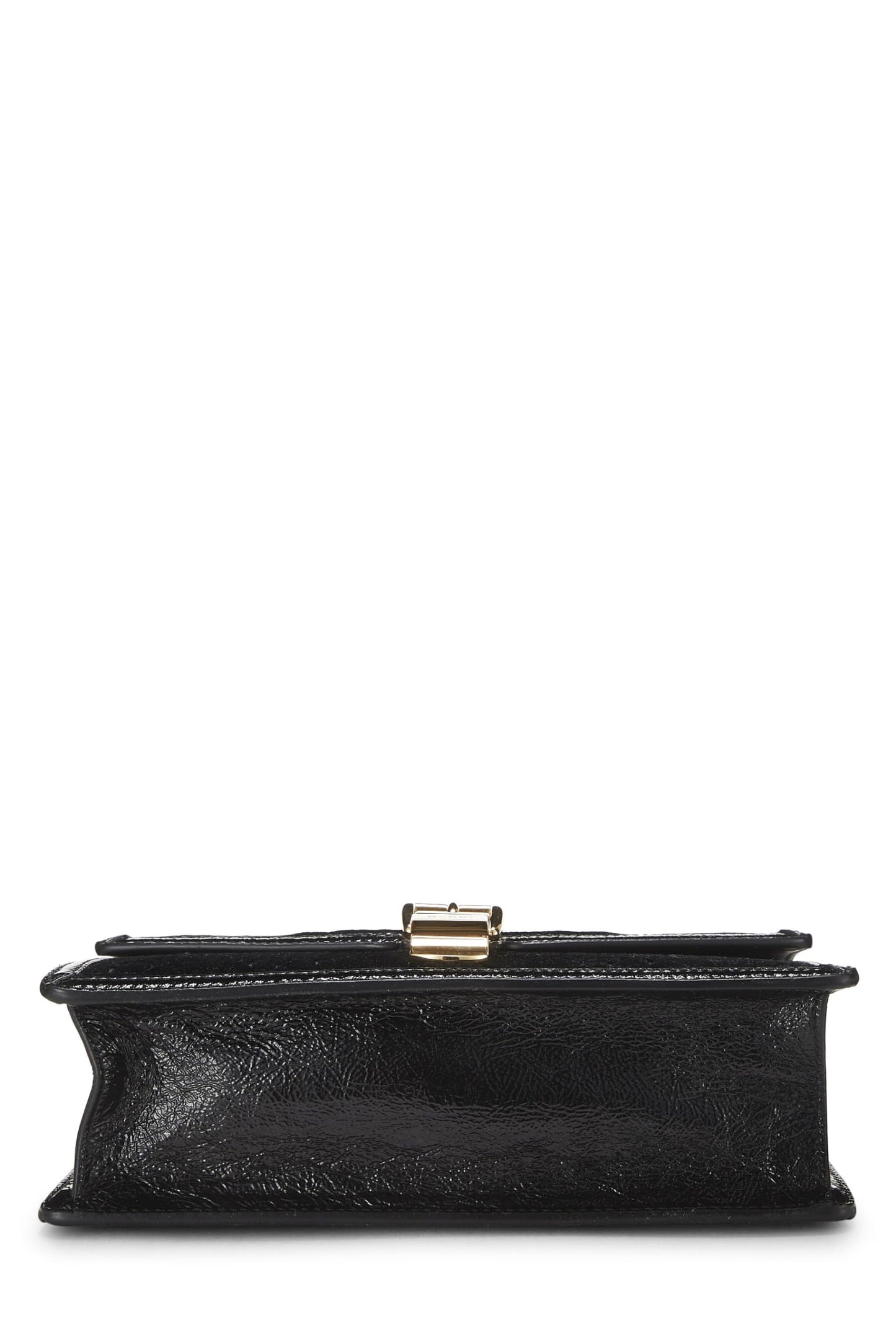 Gucci, Pre-Loved Black GG Velvet Sylvie Shoulder Bag, Black