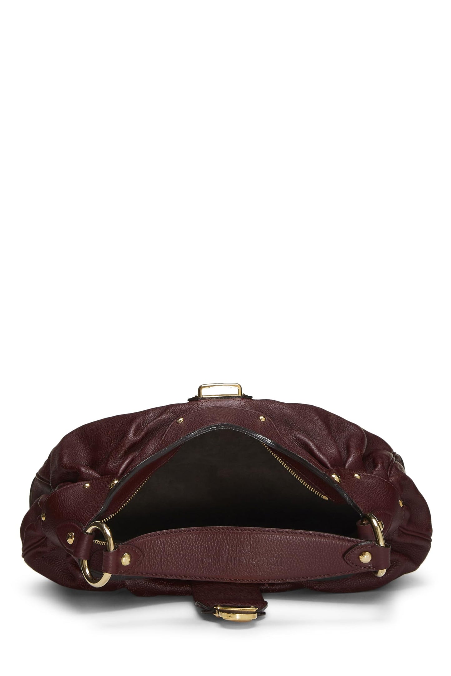 Louis Vuitton, Pre-Loved Burgundy Monogram Mahina Solar PM, Burgundy