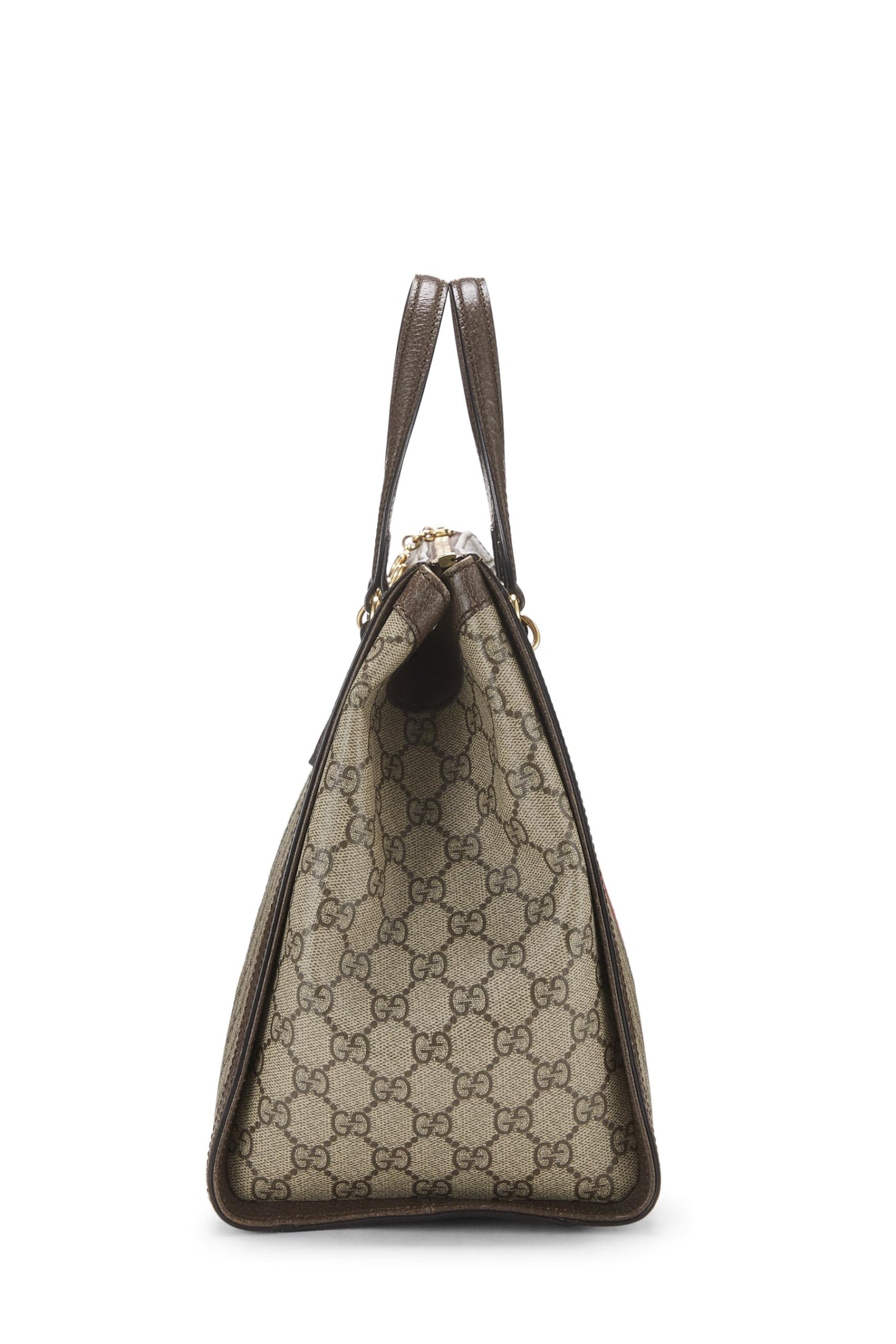 Gucci, sac fourre-tout Ophidia en toile GG Supreme d'origine d'occasion, taille moyenne, marron