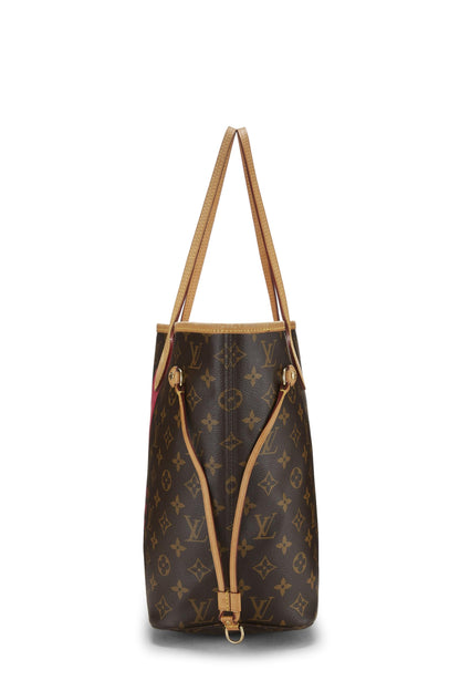 Louis Vuitton, Monogram V Neverfull MM rose d'occasion, rose