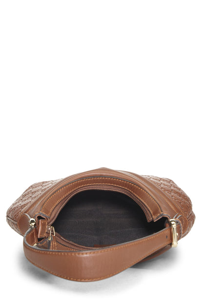 Gucci, sac hobo en cuir marron Guccissima d'occasion, marron