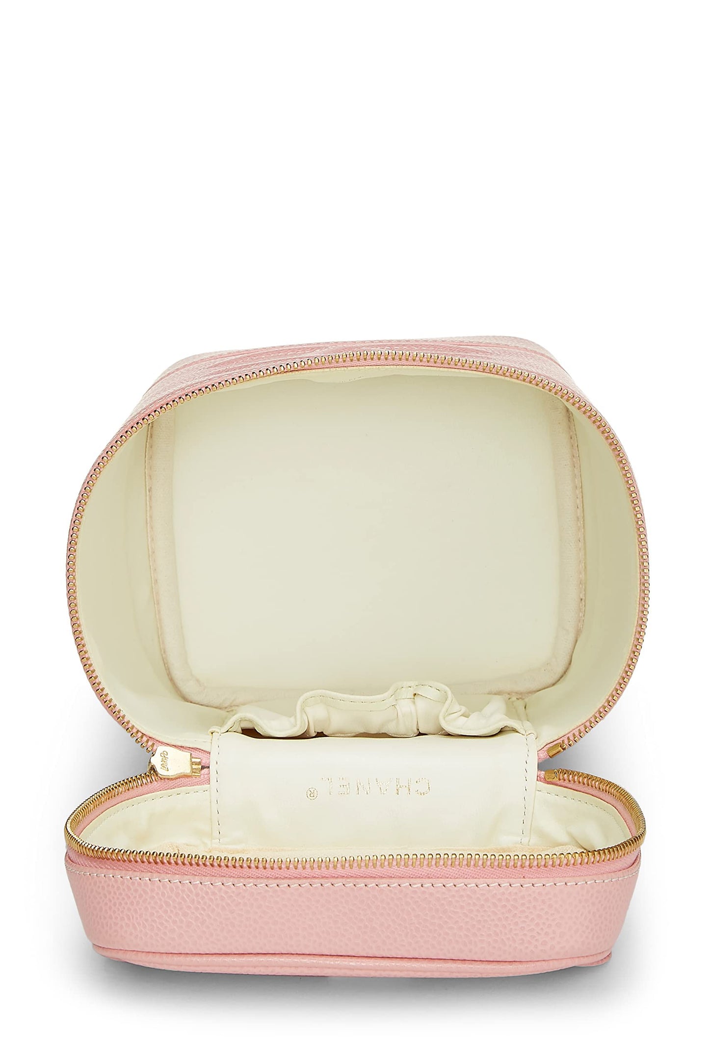 CHANEL, Pre-Loved Caviar Timeless Vanity, Pink