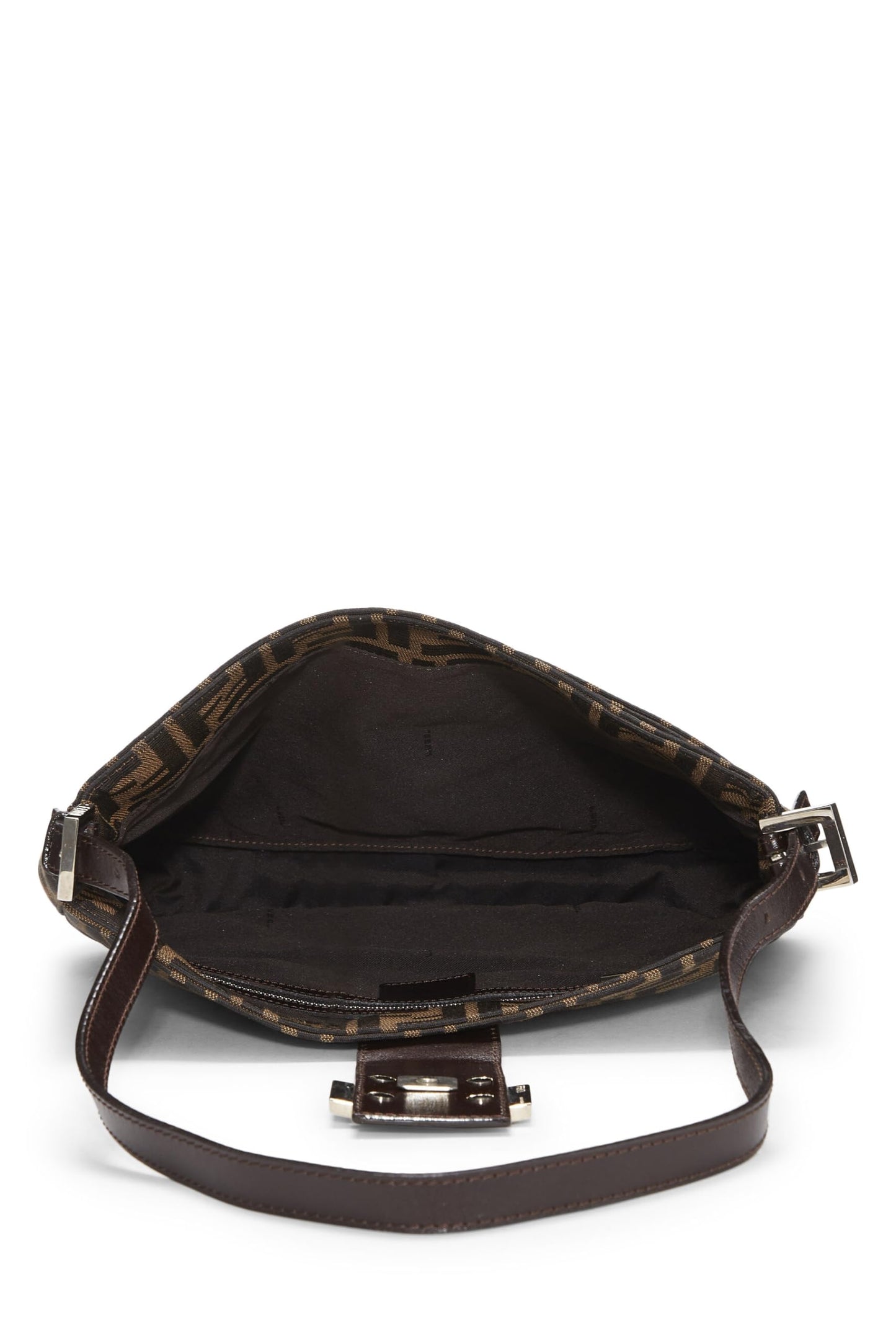 Fendi, Pre-Loved Brown Zucca Canvas Shoulder Bag, Brown