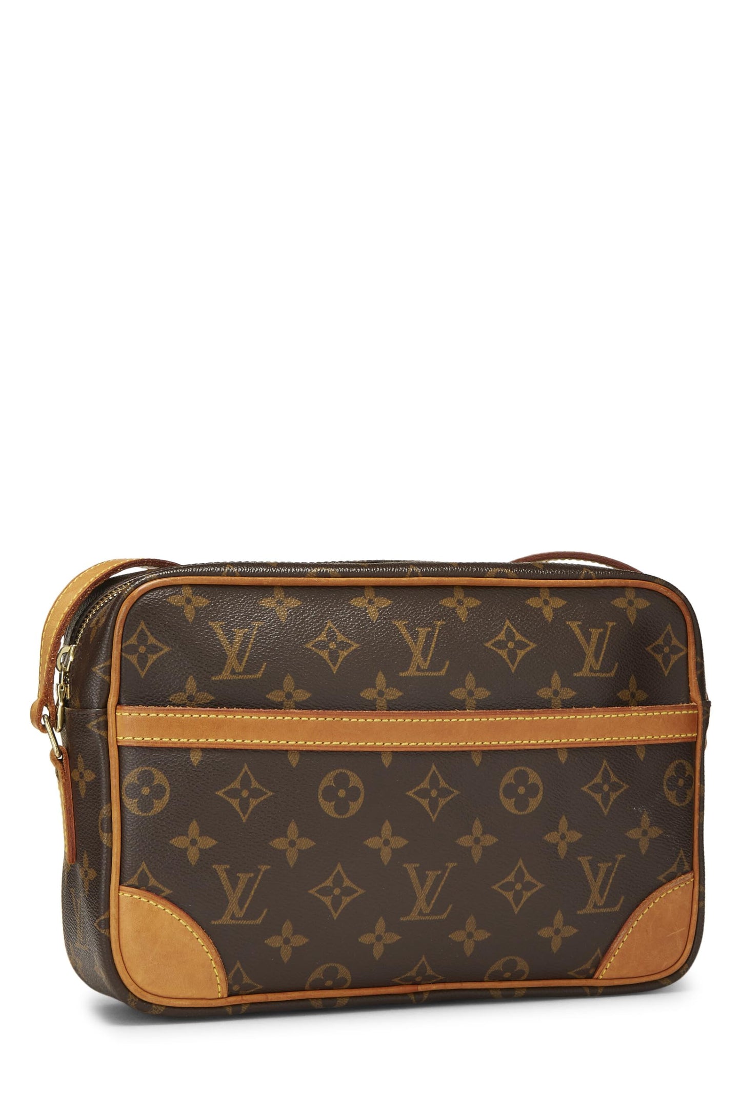 Louis Vuitton, Trocadéro 27 en toile Monogram d'occasion, marron