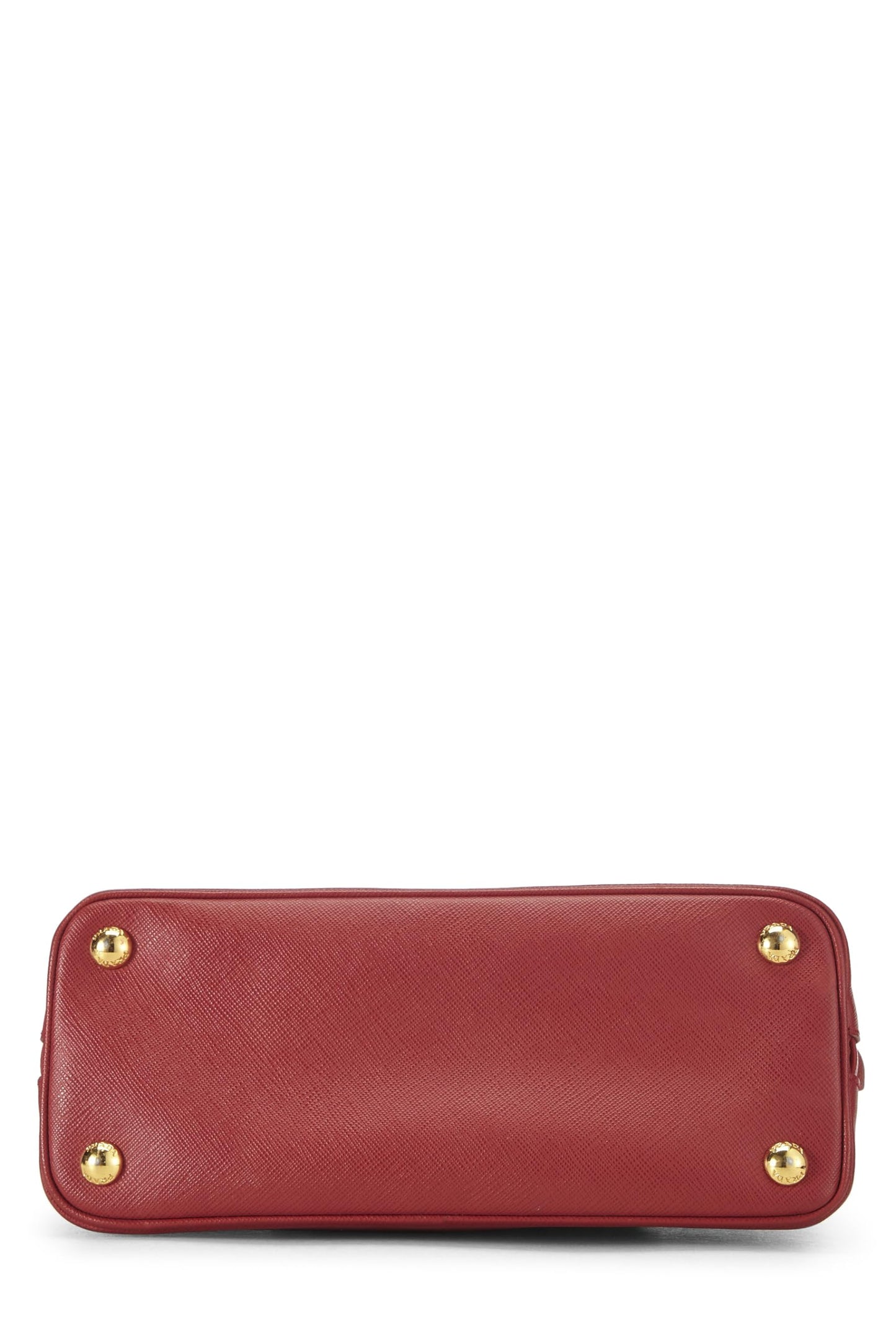 Prada, mini-sac Promenade Saffiano rouge d'occasion, rouge