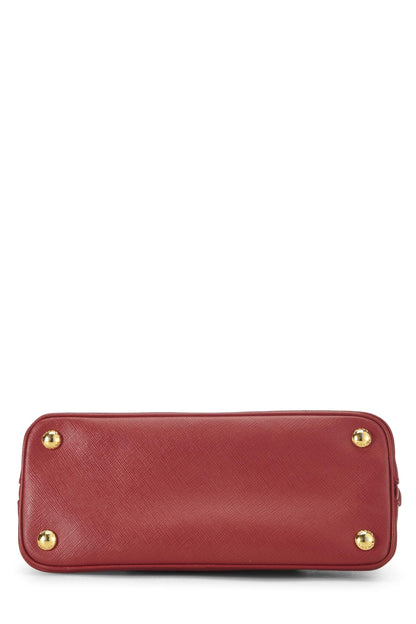 Prada, Pre-Loved Red Saffiano Promenade Mini, Rojo