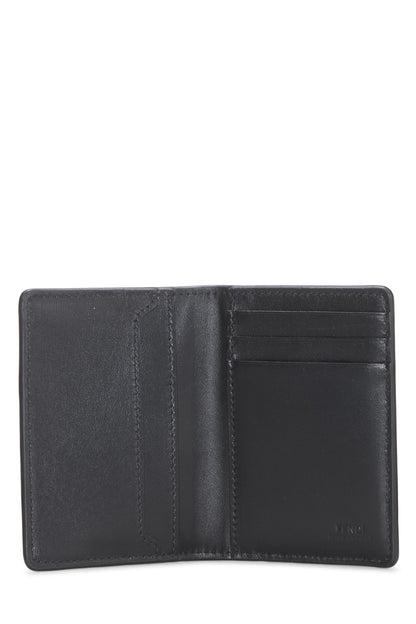 Fendi, Pre-Loved Black Zucca Coated Canvas Card Case, Black