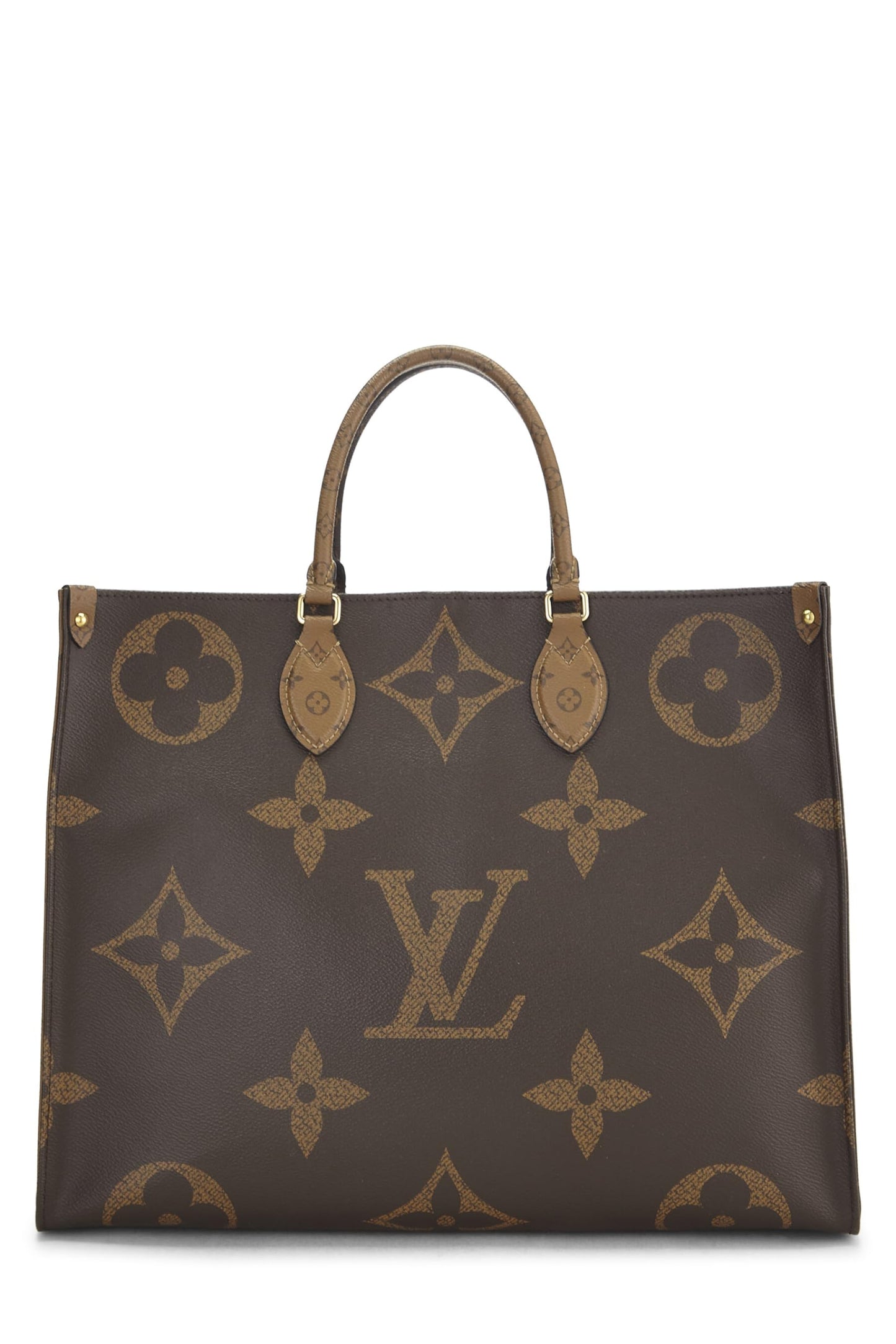 Louis Vuitton, Monogram Reversed Giant On The Go GM d'occasion, marron