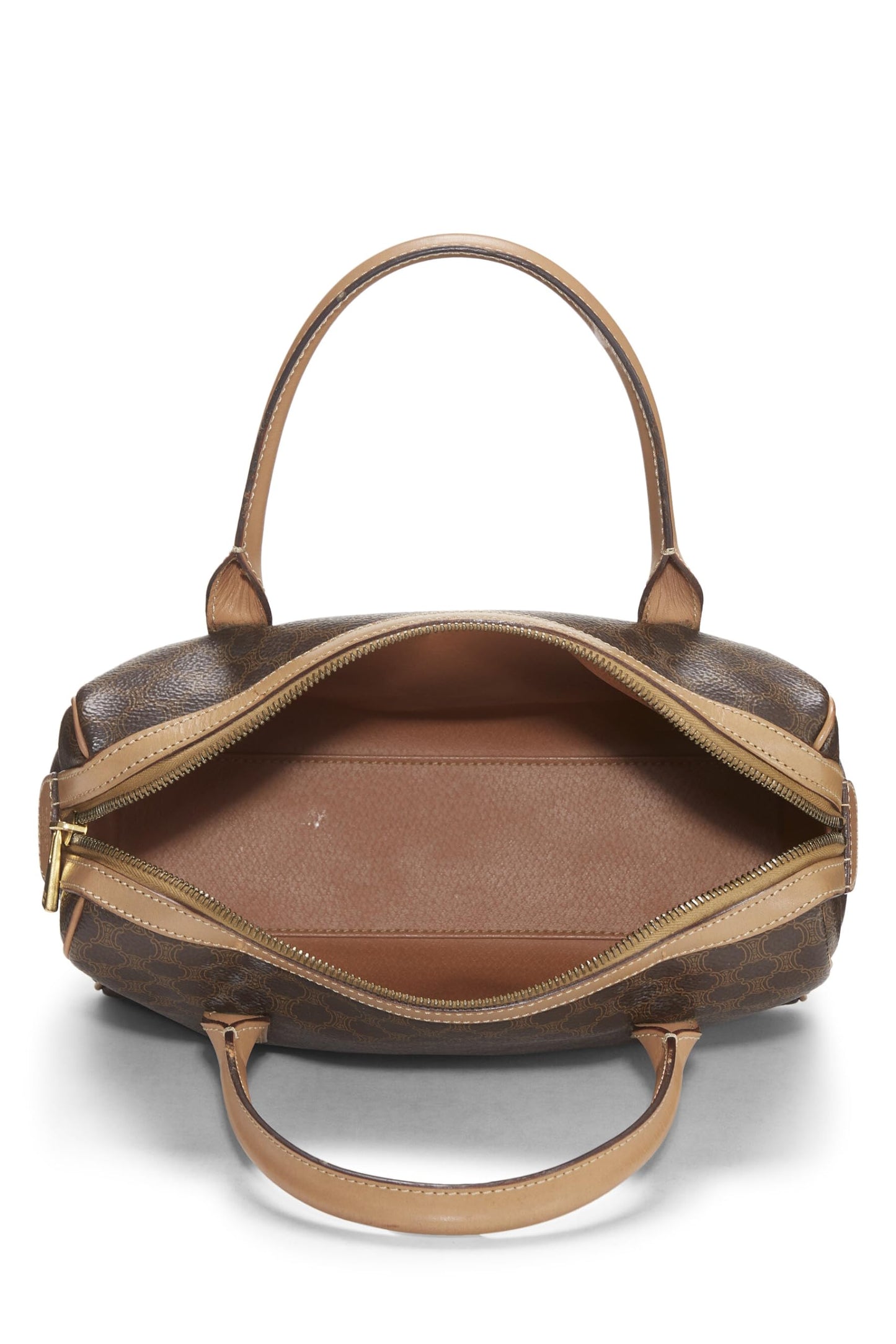 Céline, Bolso de mano marrón Macadam Pre-Loved, Marrón