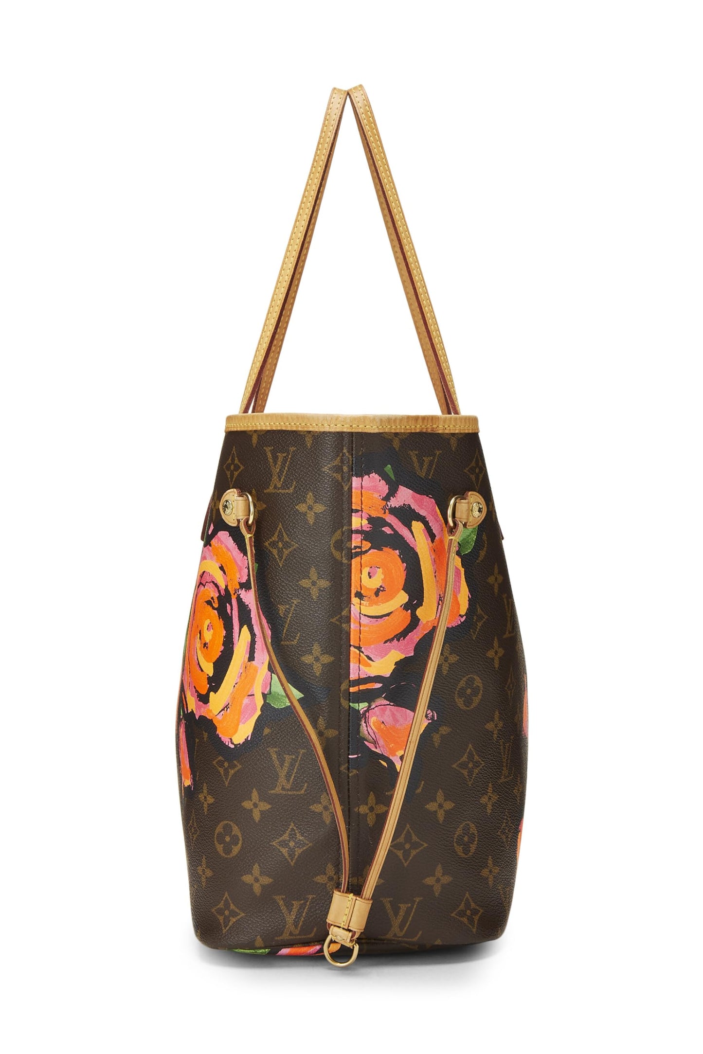 Louis Vuitton, Pre-Loved Stephen Sprouse x Louis Vuitton Monogram Canvas Roses Neverfull MM, Brown