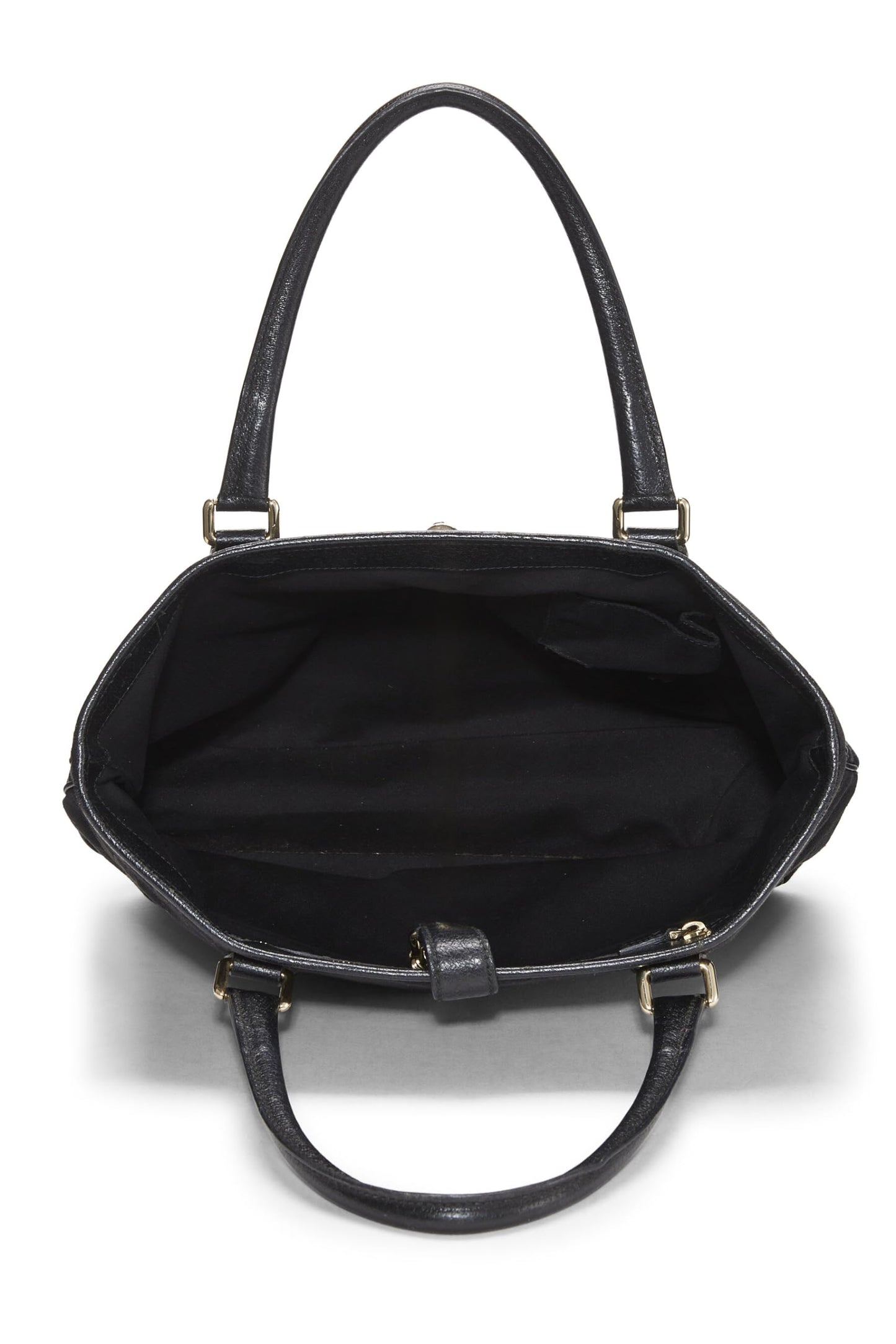 Gucci, sac fourre-tout New Jackie en toile noire GG d'occasion, noir