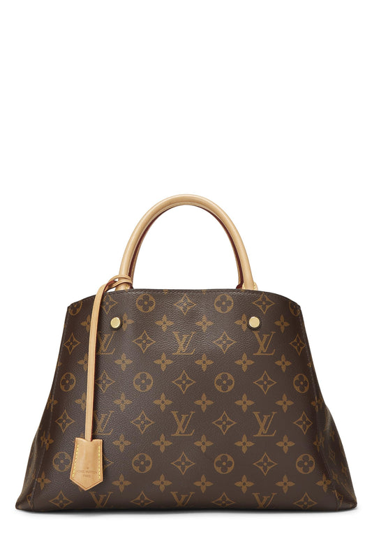 Louis Vuitton, Pre-Loved Monogram Canvas Montaigne MM, Brown