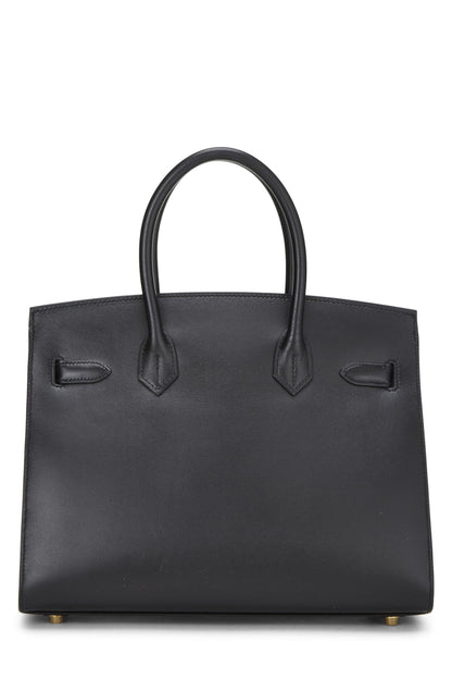 Hermès, Pré-Aimé Noir Monsieur Sellier Birkin 30, Noir