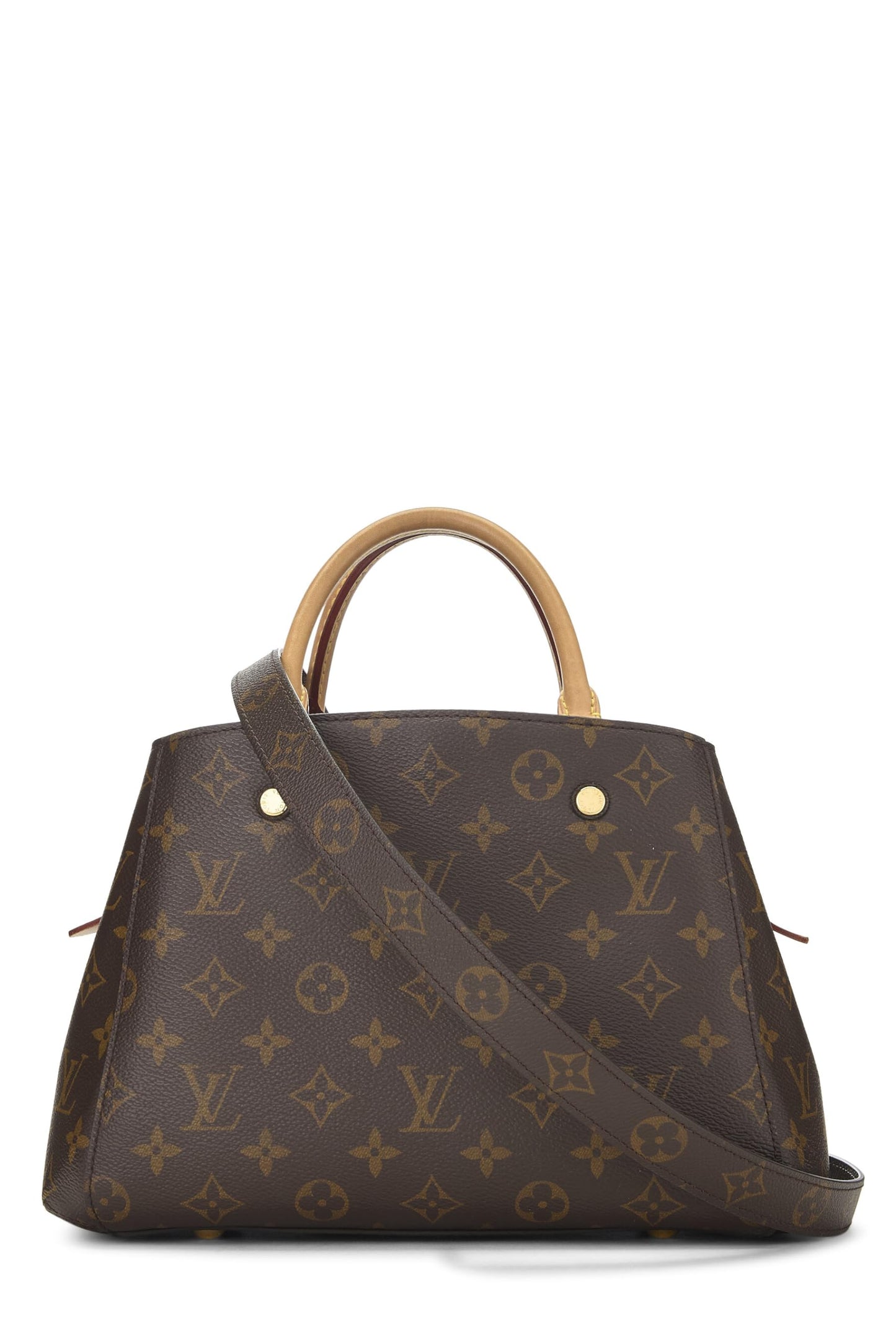 Louis Vuitton, Pre-Loved Monogram Canvas Montaigne BB, Marrón