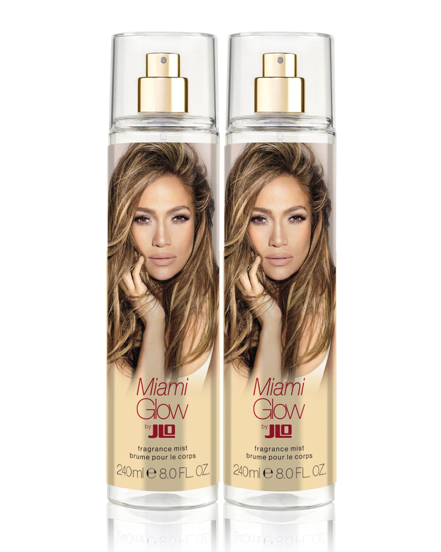 Brume corporelle Miami Glow de Jennifer Lopez, 240 ml (8 fl oz) Duo Pack (2 Pack)