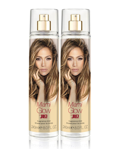 Brume corporelle Miami Glow de Jennifer Lopez, 240 ml (8 fl oz) Duo Pack (2 Pack)