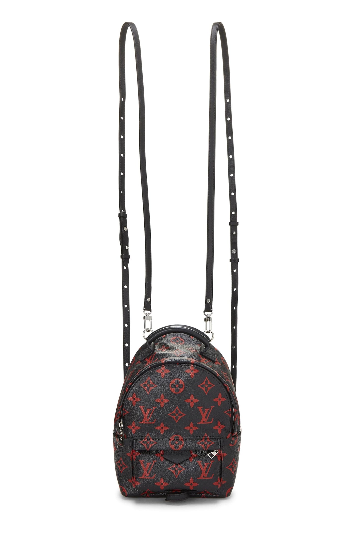 Louis Vuitton, Mochila mini Palm Springs con monograma Infrarouge de edición limitada Pre-Loved, Negro