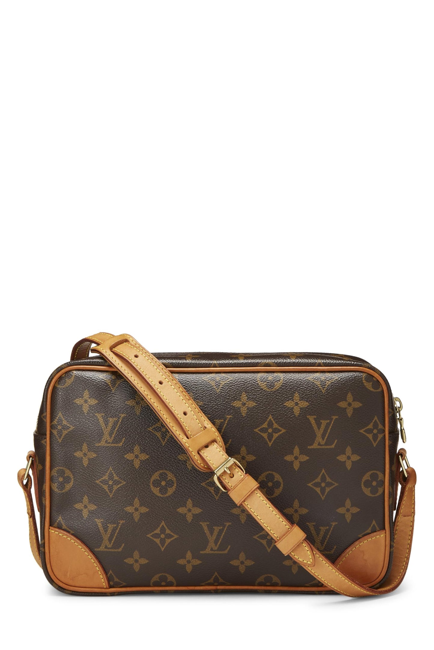 Louis Vuitton, Trocadéro 27 en toile Monogram d'occasion, marron