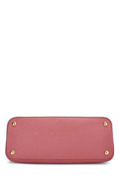 Prada, Pre-Loved Pink Saffiano Promenade mediano, rosa