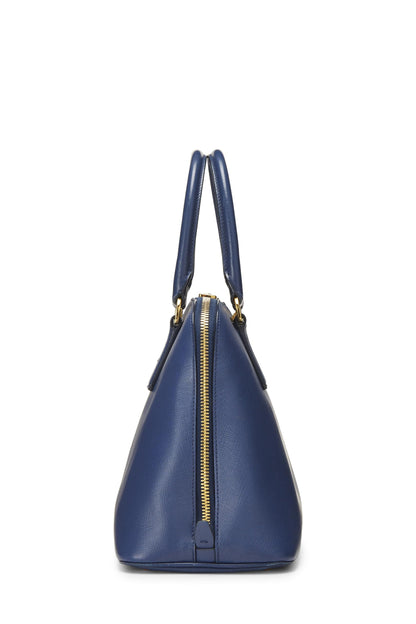 Prada, Pre-Loved Blue Saffiano Promenade Medium, Blue