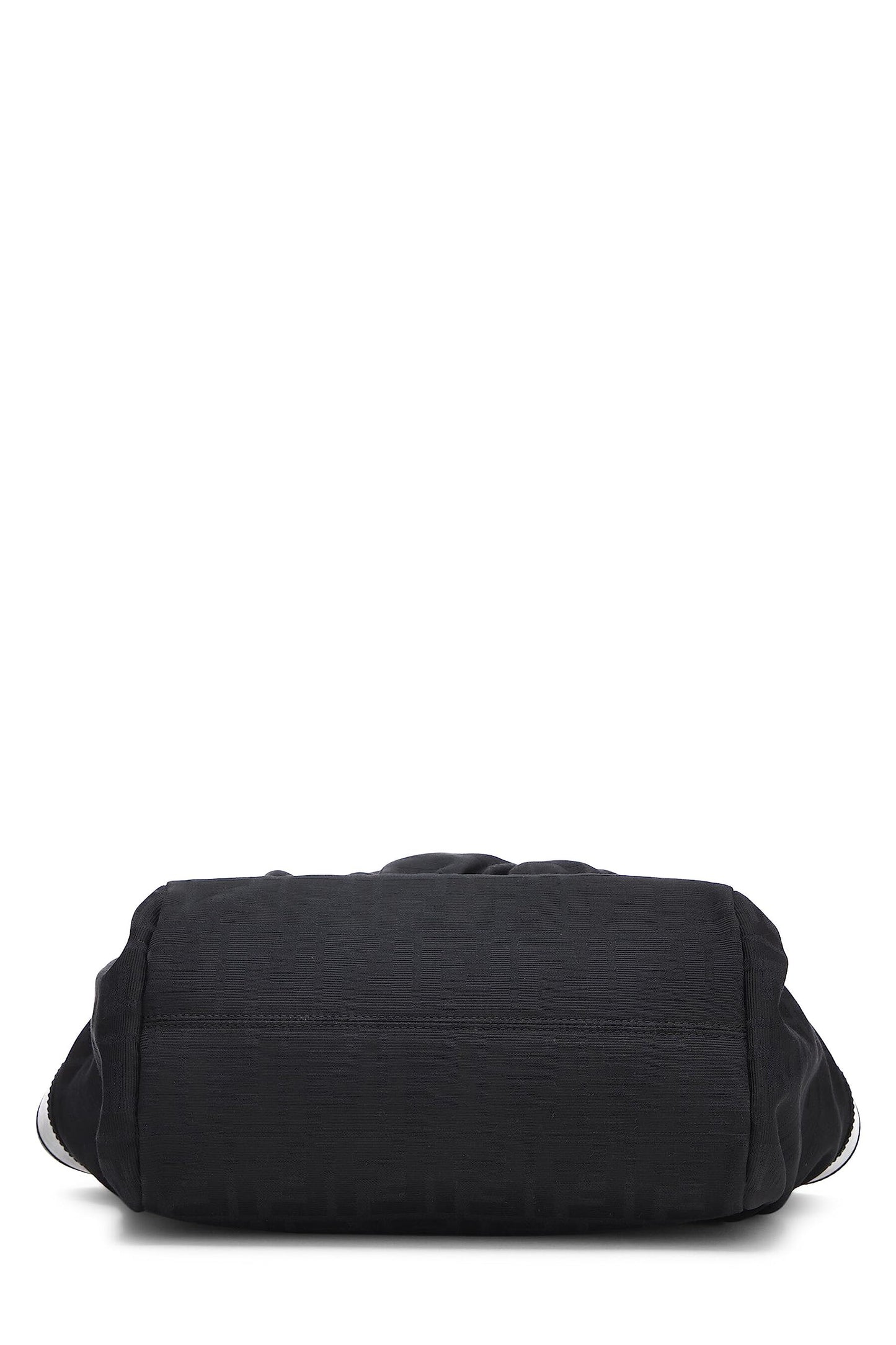 Fendi, sac fourre-tout Zucca Chef noir d'occasion, petit modèle, noir