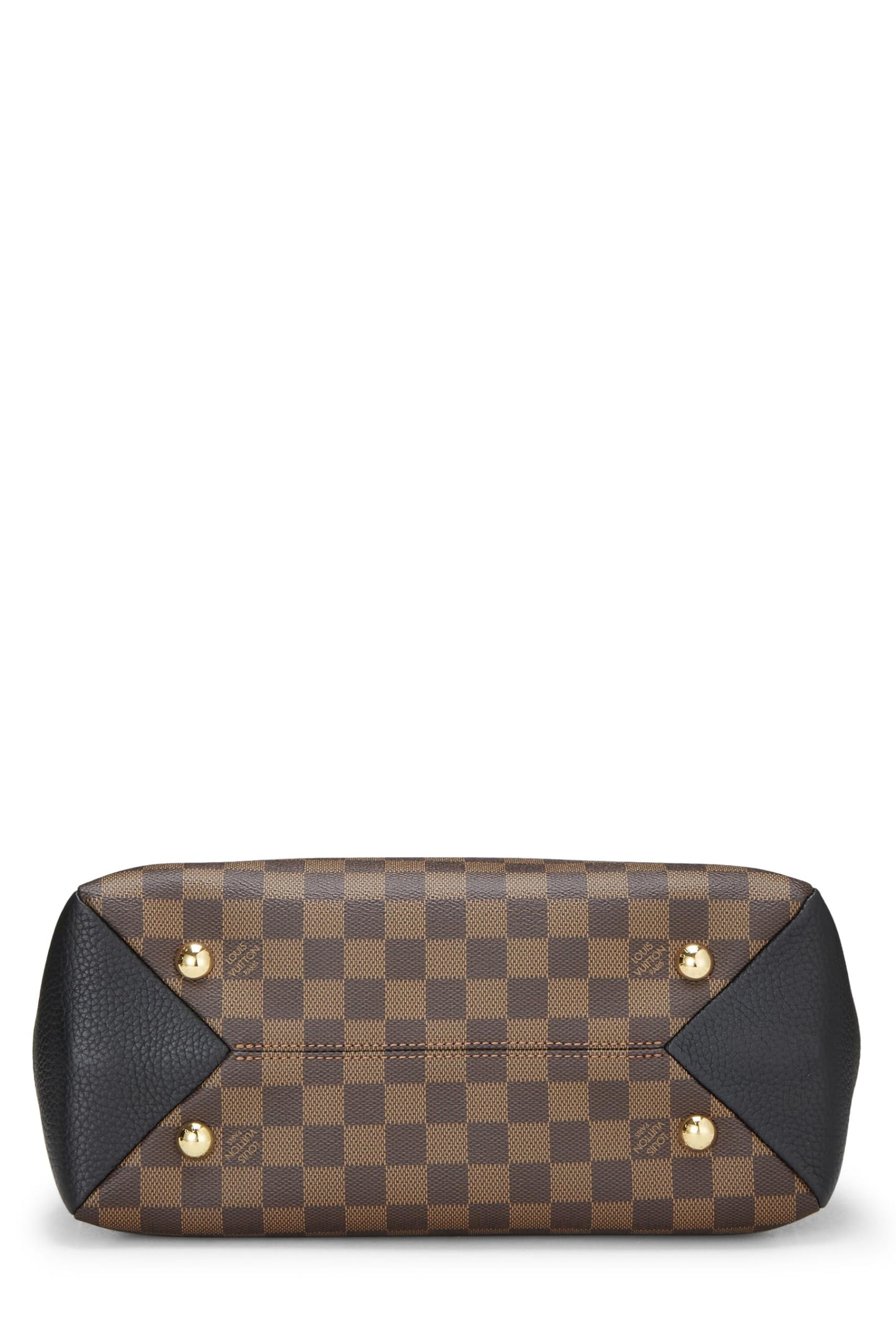 Louis Vuitton, toile Damier Ebène et cuir crème Brittany, noir, d'occasion