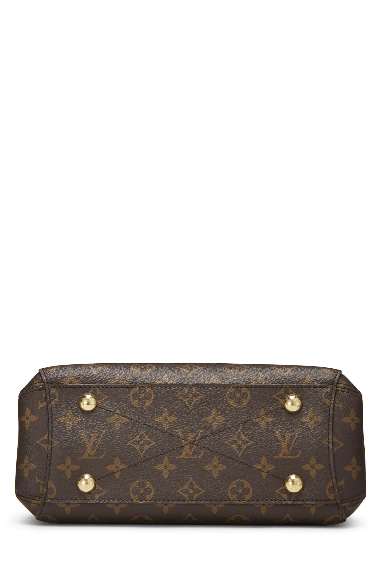 Louis Vuitton, bolso de lona Monogram Montaigne BB usado, marrón