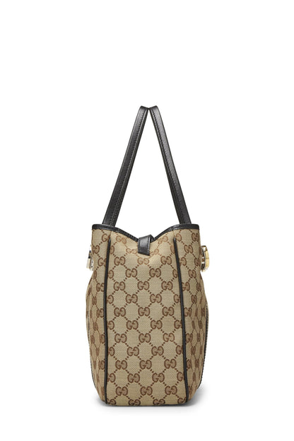 Gucci, sac fourre-tout Twins en toile GG noir d'occasion, noir