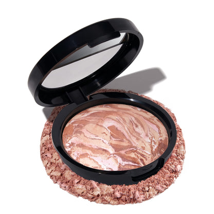 Polvo bronceador Baked Bronze-N-Brighten de LAURA GELLER NEW YORK - Claro - Brillo bronceado natural