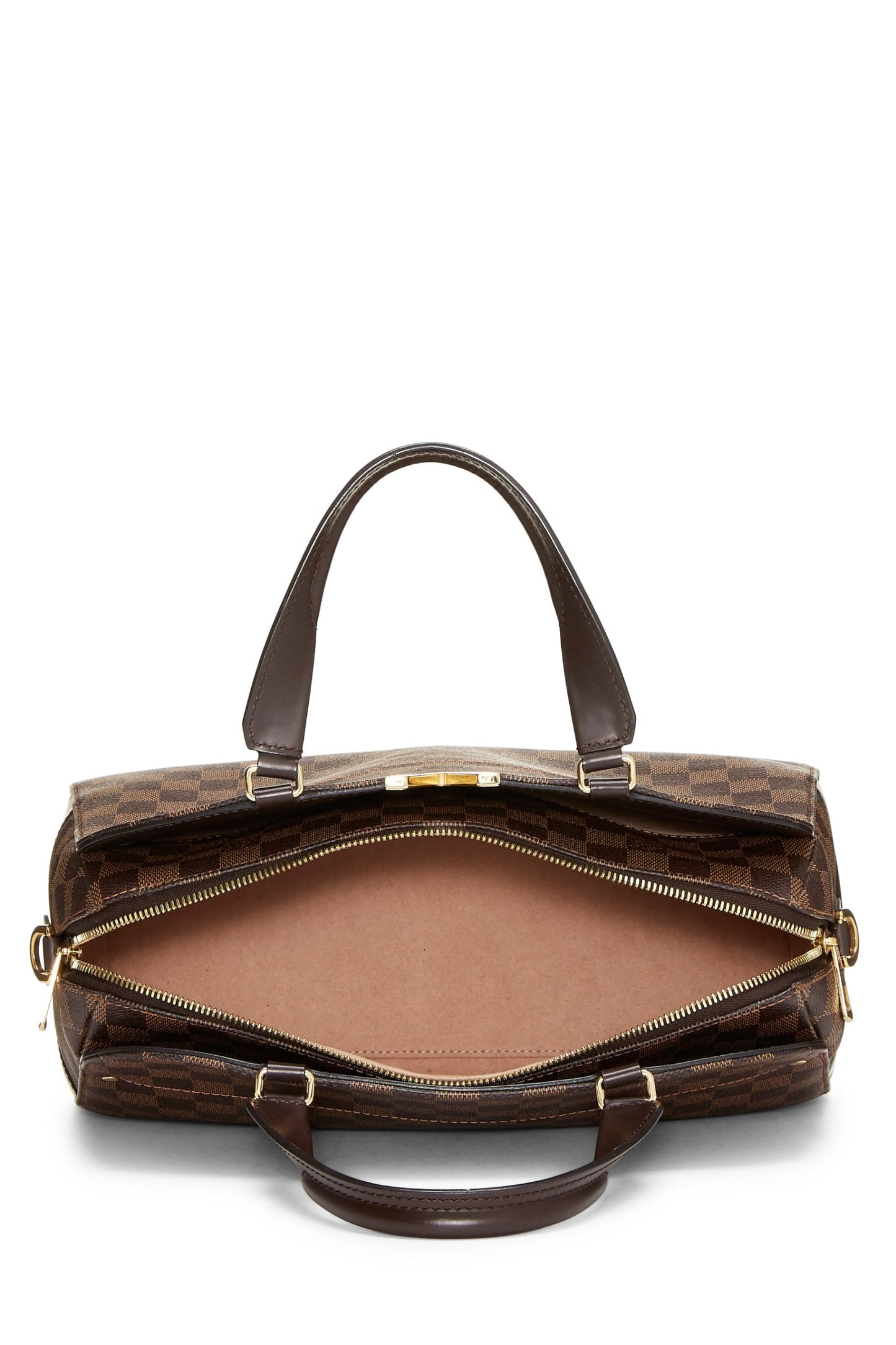 Louis Vuitton, sac bowling Kensington Damier Ebene d'occasion, marron