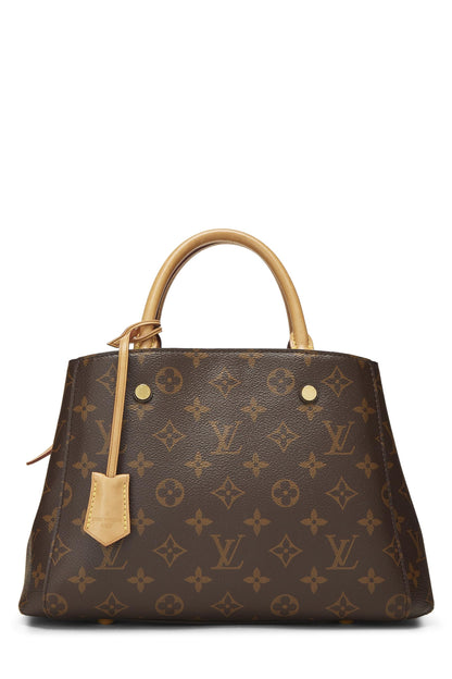 Louis Vuitton, Pre-Loved Monogram Canvas Montaigne BB, Brown