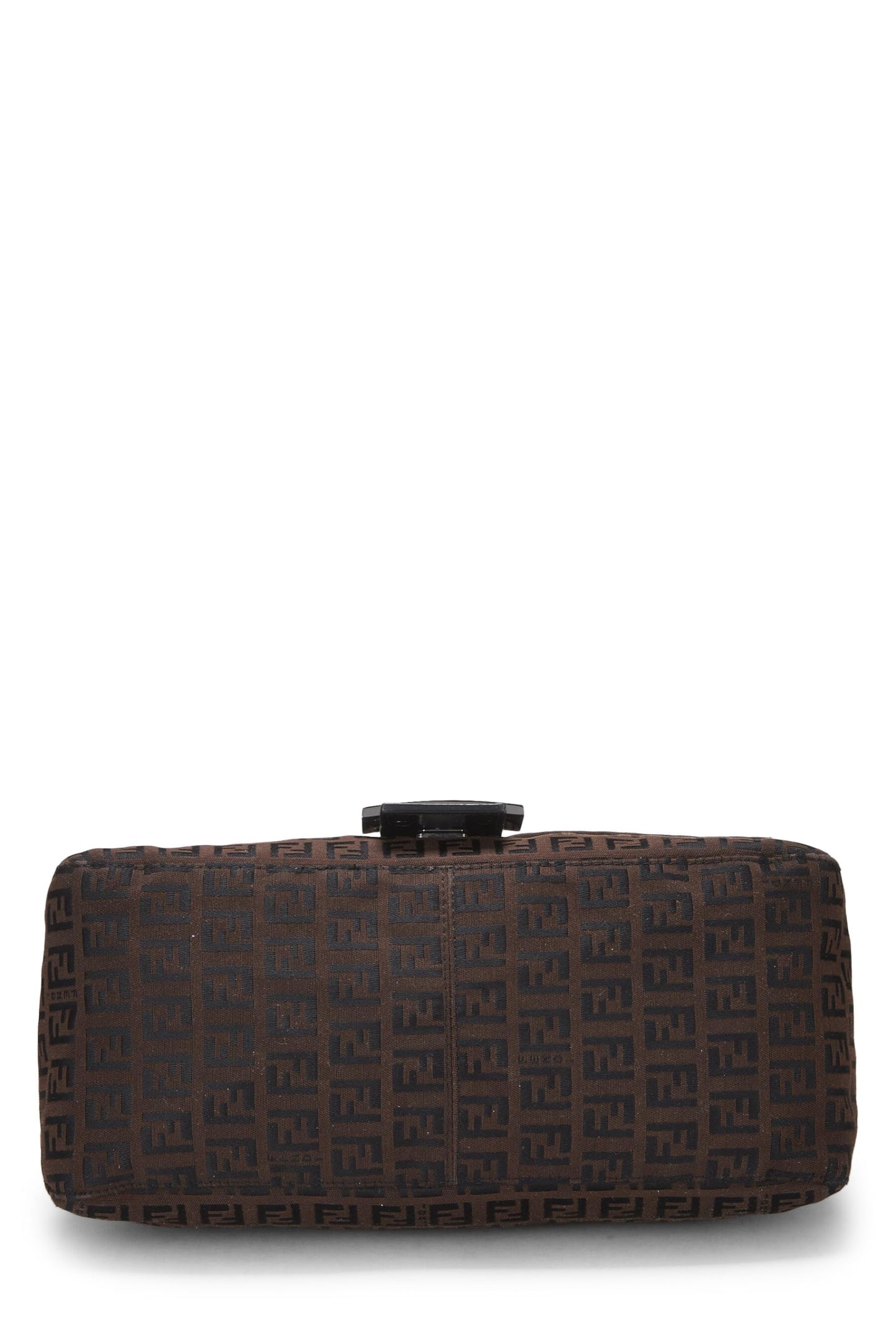 Fendi, sac en toile marron Zucchino Mama d'occasion, noir