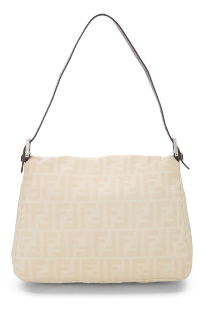 Fendi, Pre-Loved Beige Zucca Canvas Mama, Beige