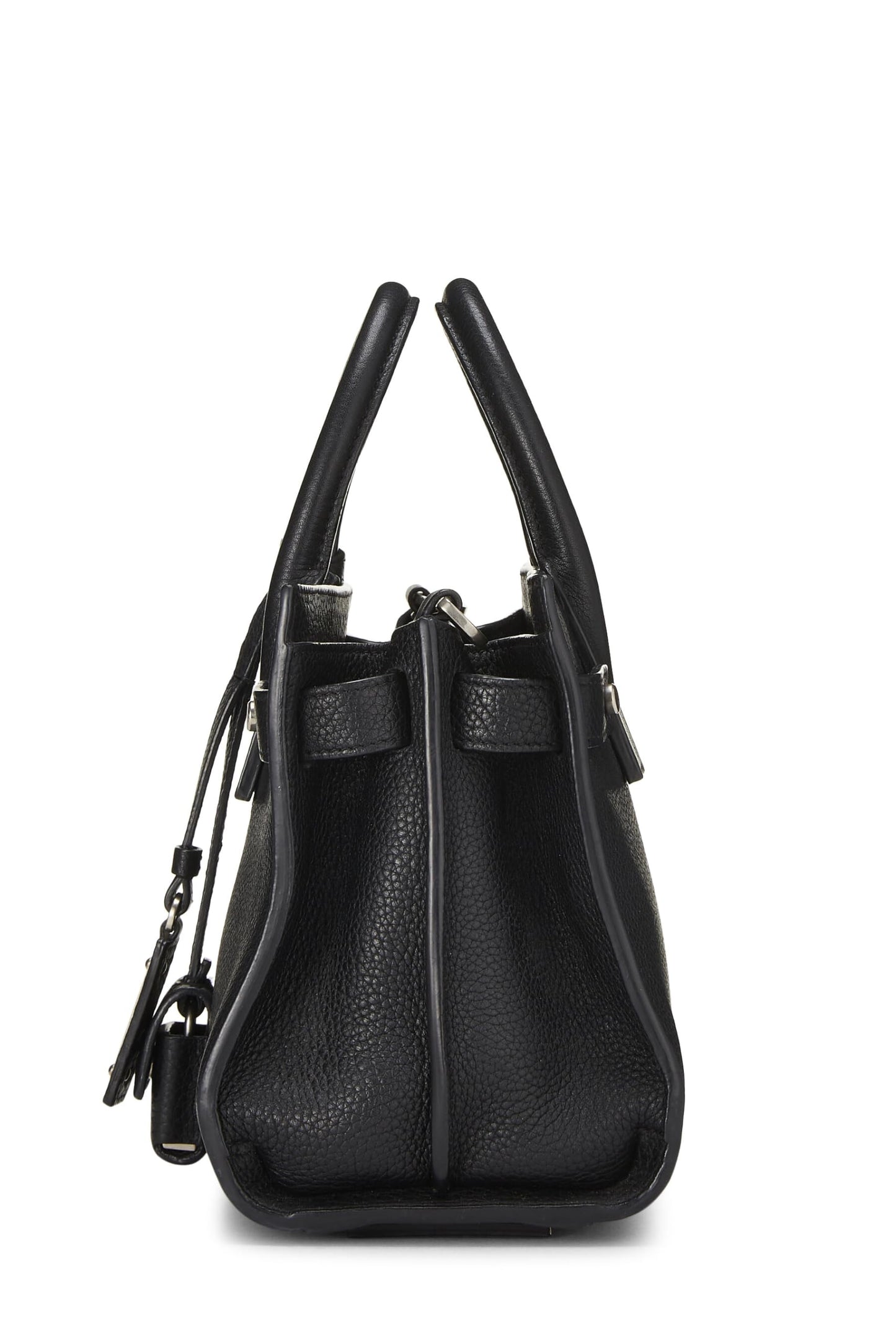 Yves Saint Laurent, Pre-Loved Black Calfskin Sac De Jour, Black