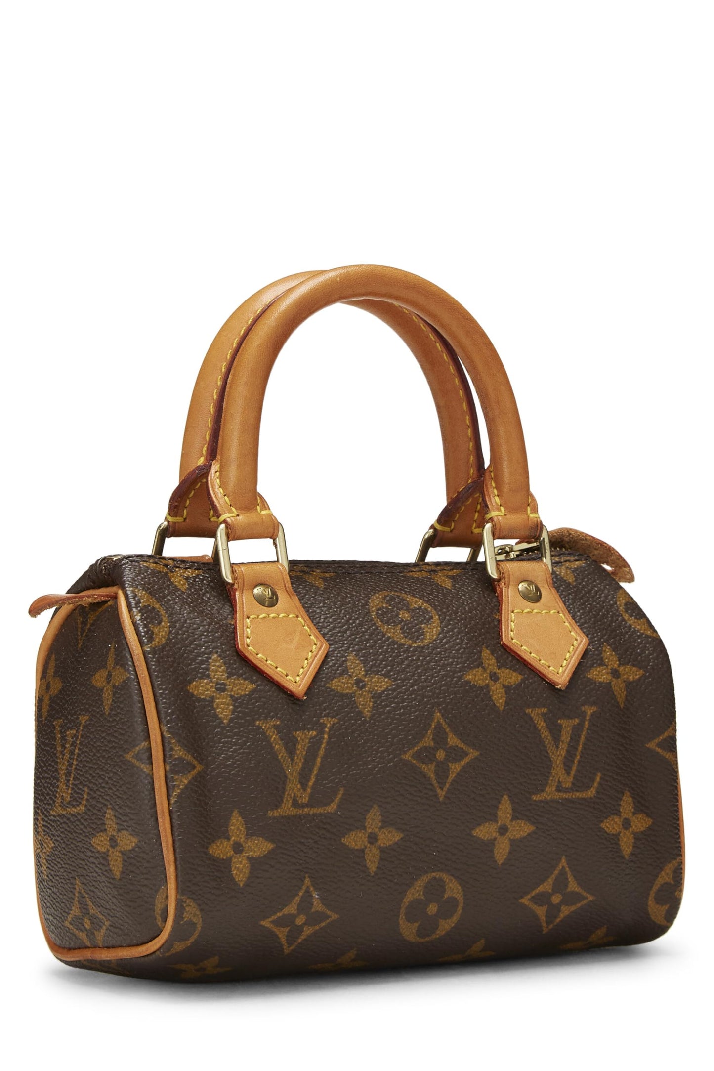 Louis Vuitton, Mini Speedy HL en toile Monogram d'occasion, marron