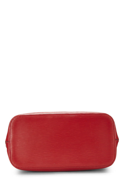 Louis Vuitton, Conquelicot Epi Neo Neverfull MM d'occasion, rouge