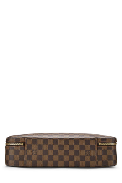 Louis Vuitton, Pre-Loved Damier Ebene Porte Ordinateur Sabana, Brown