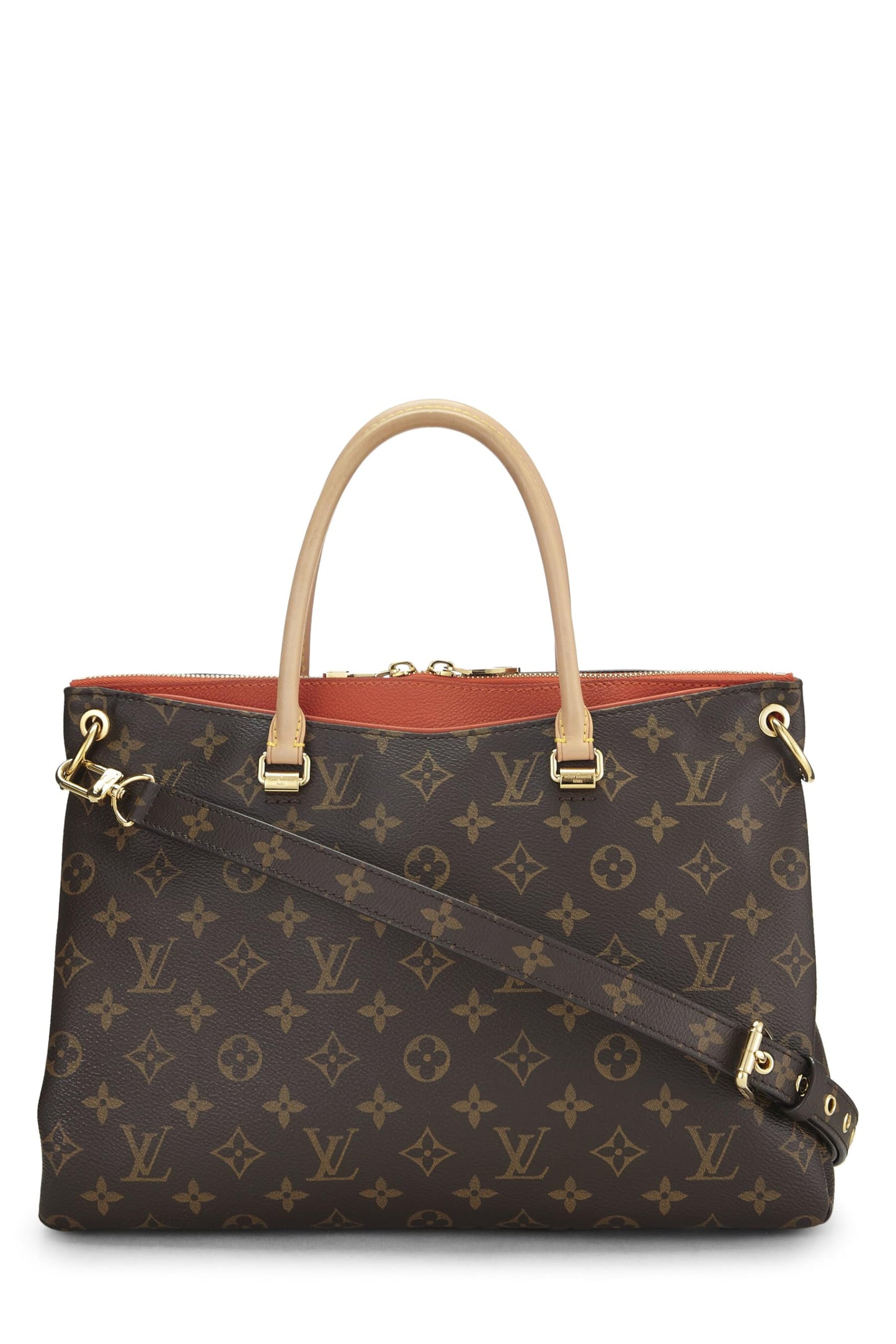 Louis Vuitton, Pre-Loved Orange Monogram Canvas Pallas, Orange