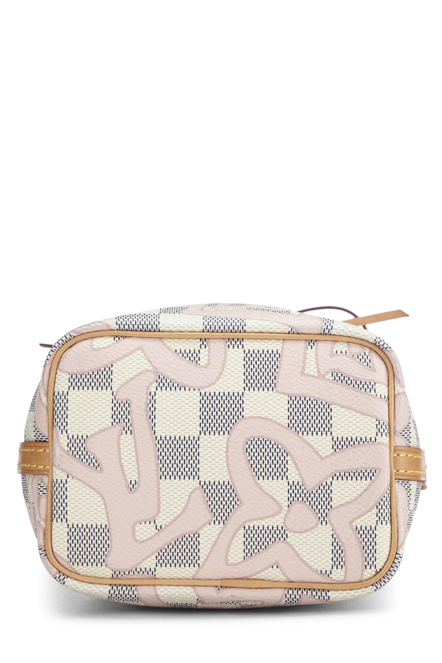 Louis Vuitton, Pré-Aimé Pink Summer Spirit Damier Azur Tahitienne Noé Nano, Blanc