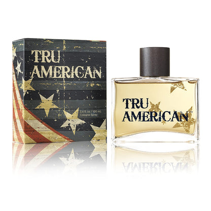 Colonia para hombres Tru Western Tru American, 3,4 fl oz (100 ml): fresca, atrevida y masculina