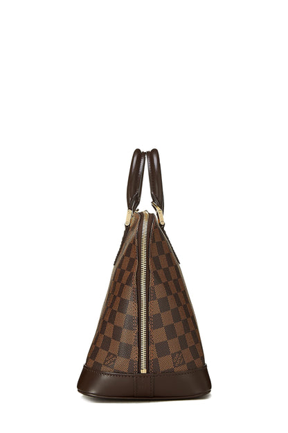 Louis Vuitton, Pre-Loved Damier Ebene Alma PM, Brown