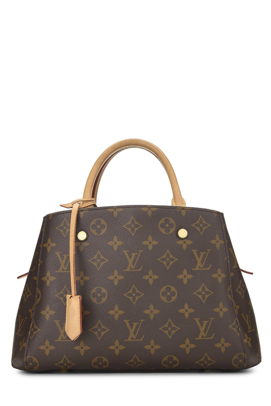 Louis Vuitton, Pre-Loved Monogram Canvas Montaigne BB, Brown