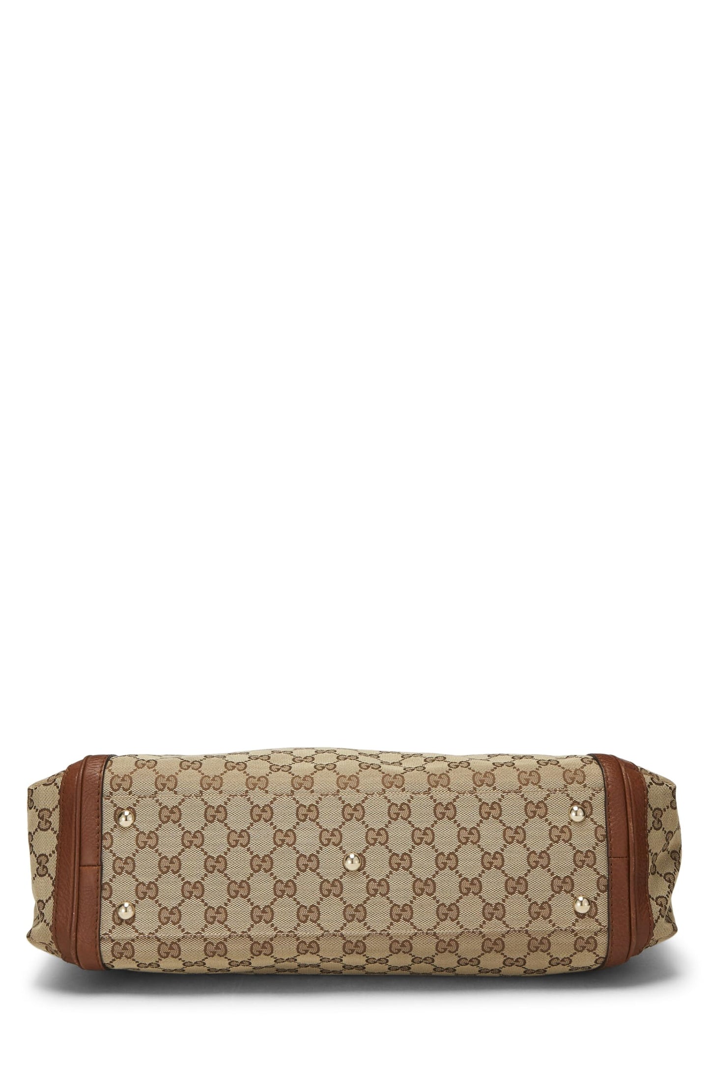 Gucci, sac fourre-tout Bella en toile GG d'origine d'occasion, marron