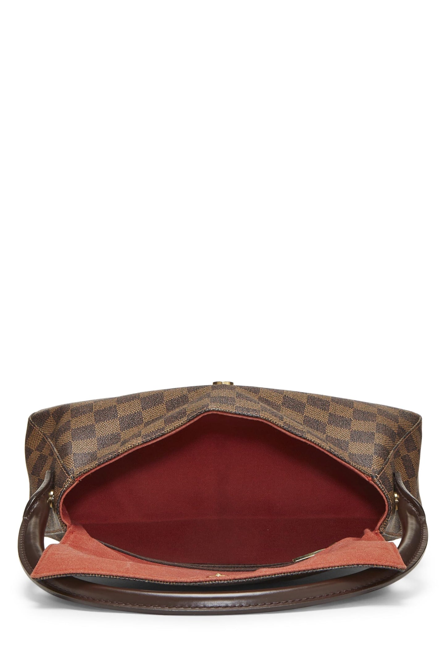 Louis Vuitton, toile Damier Ebene Looping PM d'occasion, marron