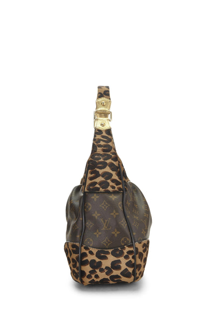 Louis Vuitton, Pre-Loved Brown Monogram Leopard Boley, Brown