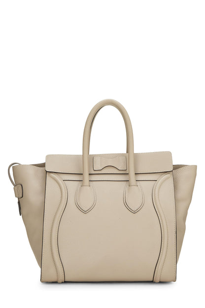 Céline, Mini valise en cuir de veau foulonné beige d'occasion, beige