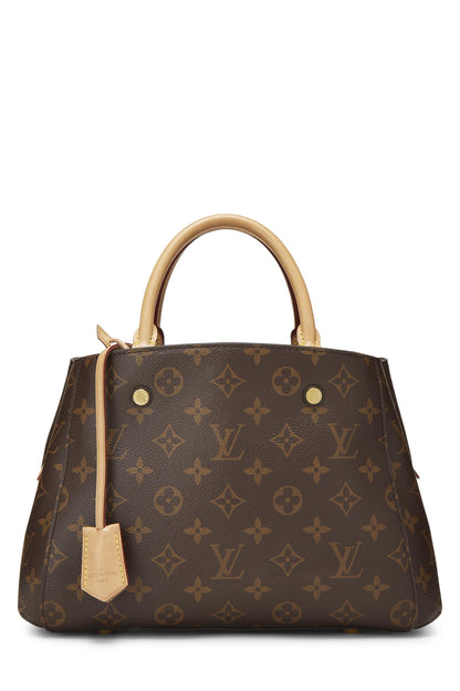 Louis Vuitton, Pre-Loved Monogram Canvas Montaigne BB, Brown