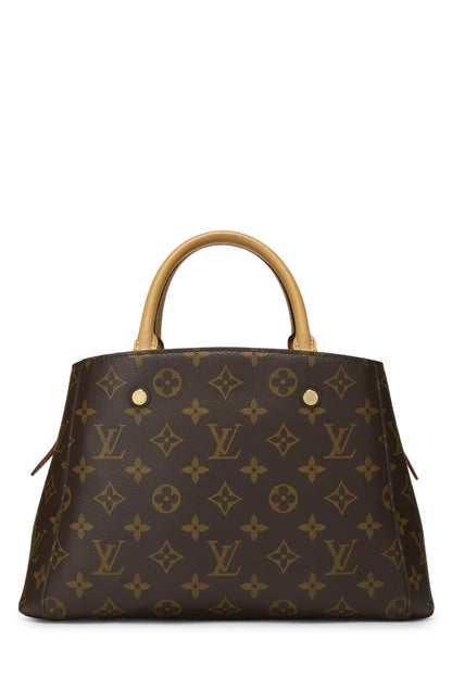 Louis Vuitton, Montaigne BB en toile monogram d'occasion, marron