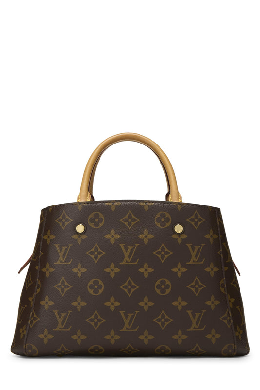 Louis Vuitton, Pre-Loved Monogram Canvas Montaigne BB, Marrón